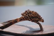 Image of Rose Makubadhi Sandals (Brown)