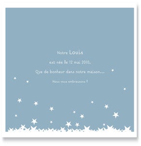 Image of Faire part Etoiles qui s'envolent