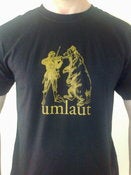 Image of Umlaut black/gold tee