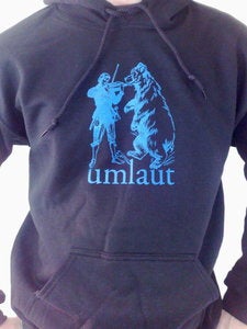 Image of Umlaut black/blue hoodie