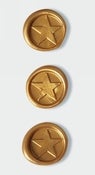 Image of Gold Star Peel and Stick Wax Seals