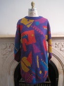 Image of Vintage ESPRIT Colorful Shape Sweater