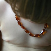 Image of Warm Cherry Baltic Amber Teething Necklace