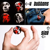 Image of 4-pack of 1" lastdeviant Illustration Buttons