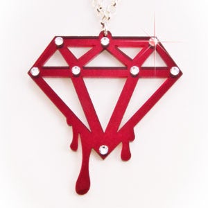 Image of Bleeding Diamond Necklace