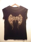 Image of Gothic Angel Wings T shirt