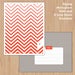 Image of Poppy Zigzag Printable Stationery Set