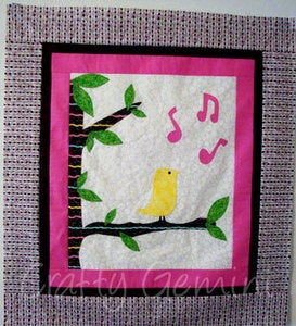 Image of Delightful Tweets Quilt Pattern- PDF