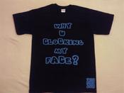 Image of Blue clockin my face T-shirt
