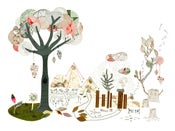 Image of Secret Garden postcard