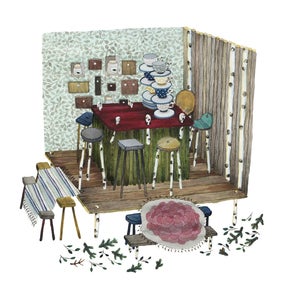 Image of Forest Tearoom -print