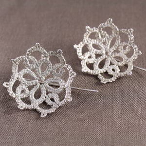 Image of agatha doily earrings