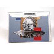 Indian Warrior Note Cards 