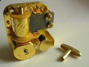 Image of Gold-Plate Music Box Movements