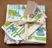 Image of Organic cotton new baby gift set - blue