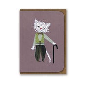 Image of 5 Grandpa Cat Greeting Cards