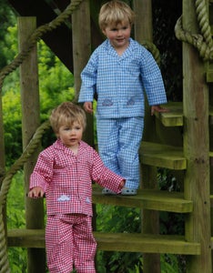Image of Gingham Car Pyjamas