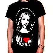 Image of Jesus loves Kyra t-shirt (Black)