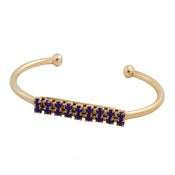 Image of ID Bracelet-Gold/Navy