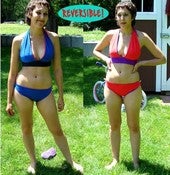 Image of Buttonbottom Bikini!   REVERSIBLE!