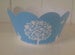 Image of Cupcake Wrappers - Blue Bunny