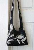 Image of Sling Bag-GREVILLEA IN BLACK