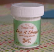 Image of embossing powder, evergreen pearl