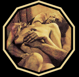 Image of THEOLOGIAN+ADERLATING. A CHORUS OF BEAUTIES SINGS TO ME THROUGH SLIT THROATS BLACK BAG