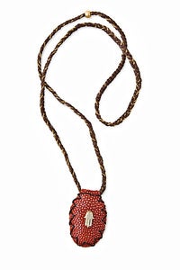 Image of FASHION BURNT SIENNA OVAL W/CHAMSA