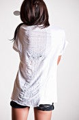 Image of UNISEX Supadupa Shredded Back T Shirt