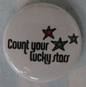 Image of Count Your Lucky Stars "Logo" Button