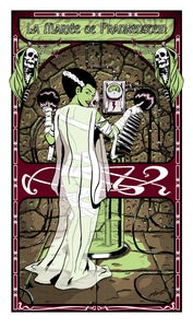 Image of The Bride of Frankenstein Silk Screened Print