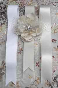 Image of Simple Grosgrain Bridal Sash 