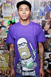 Image of The Double Head - Guys Purple