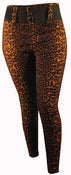 Image of Switchblade Stiletto Leopard Waist Belt Cigarette Pant