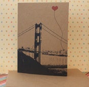 Image of Heart in SF note card set