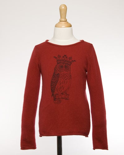 Image of "Lil' King Hootie" Cashmere Sweater for Kids!