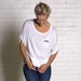 Image of 2712W Jersey Top with Zip Pocket White