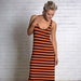 Image of 2751OB Orange Stripe Maxi