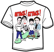 Image of Attack! Attack! Tshirt with tour dates