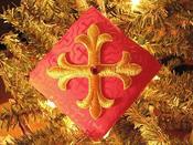 Image of Quilted Cross Ornament Kit