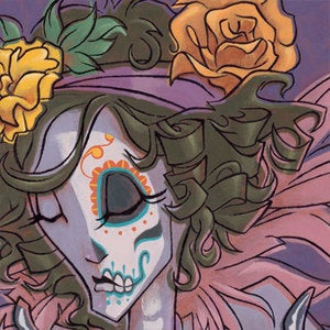 Image of LA MUERTA signed & numbered giclee print