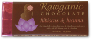 Image of Hibiscus & Lucuma PINK Chocolate Bar