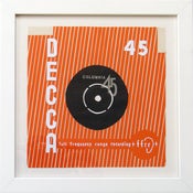 Image of Decca Records Record Sleeve Papercut