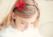 Image of Red Posey Headband