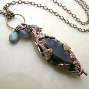 Image of Brea's Black Diamond Necklace