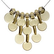 Image of Golden Interlaced Droplet Disc 7