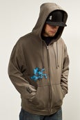 Image of 2011 Blue Skull Hoodie