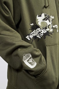 Image of 2011 Money Skull Hoody in Green