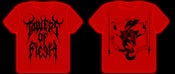 Image of Towers Of Flesh - Blood Red 'The Perpetual Paradox' Shirt - LIMITED EDITION